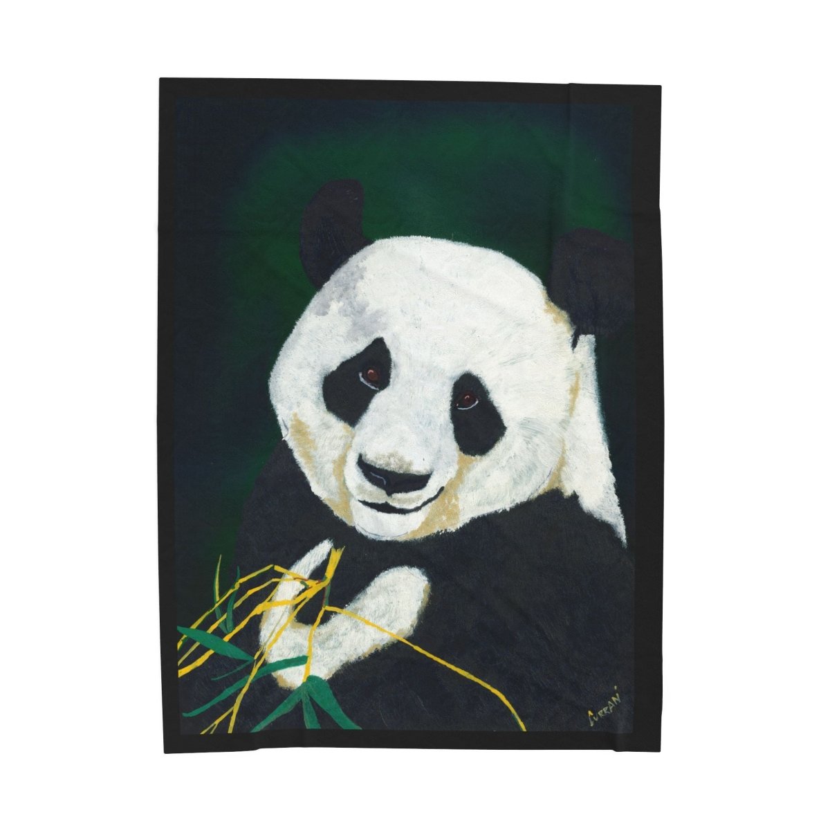 Cozy Panda Velveteen Plush Blanket - Perfect for Animal Lovers - Curran Artworks