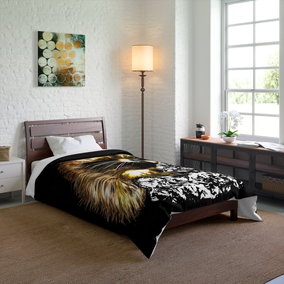 Cozy Raccoon Comforter | Wildlife - Inspired Bedding for Animal Lovers - Curran Artworks