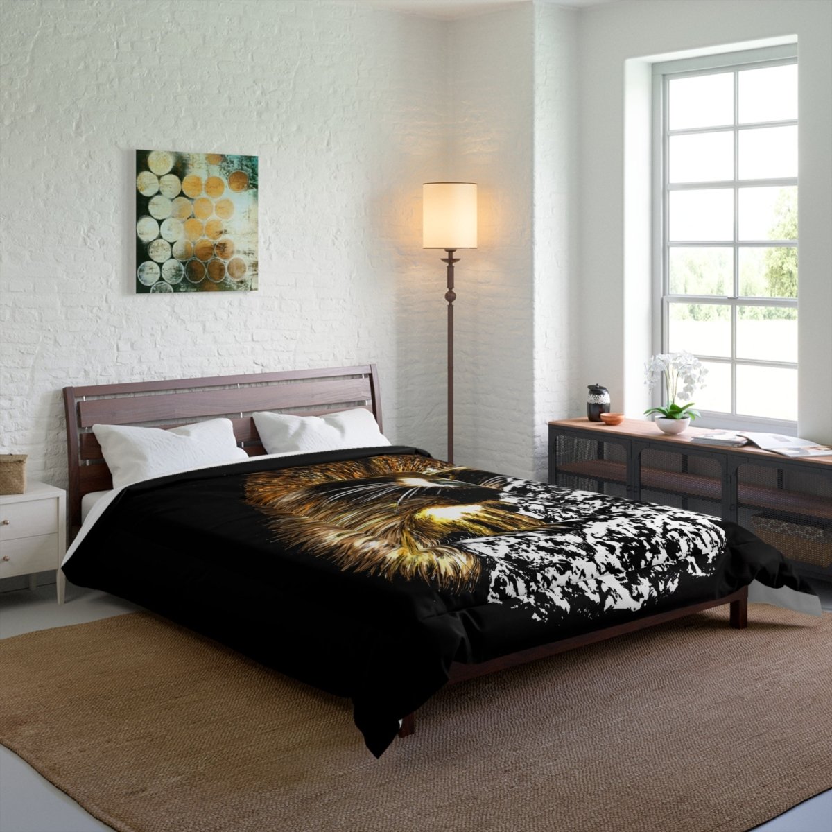 Cozy Raccoon Comforter | Wildlife - Inspired Bedding for Animal Lovers - Curran Artworks