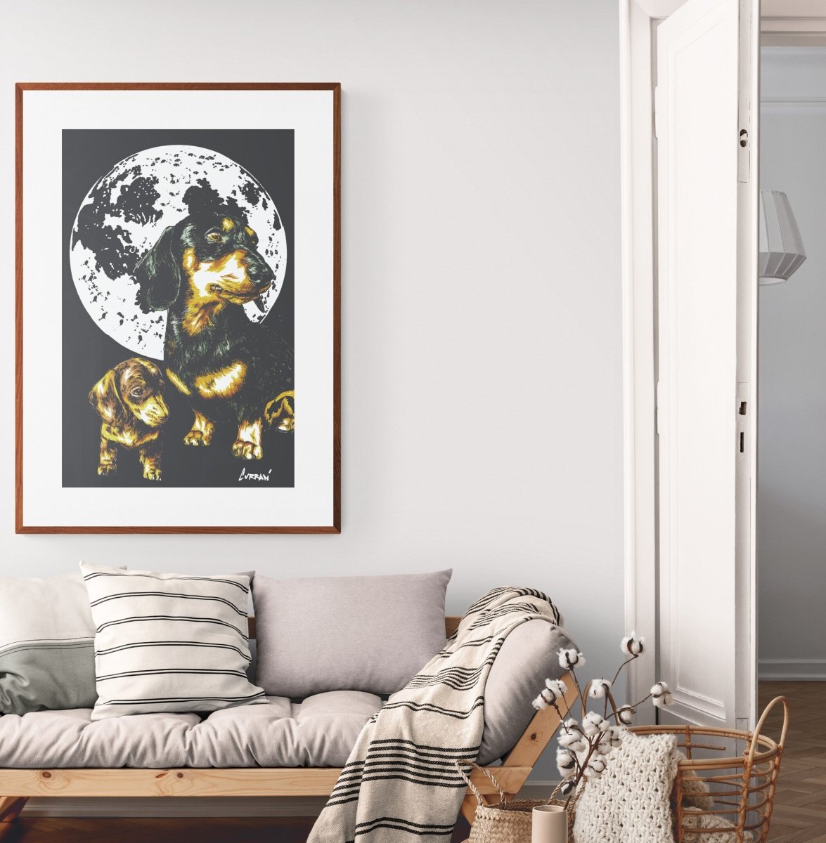 Dachshund Digital Art Download by Kris Curran