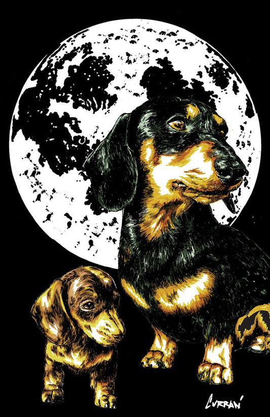 Dachshund Digital Art Download by Kris Curran