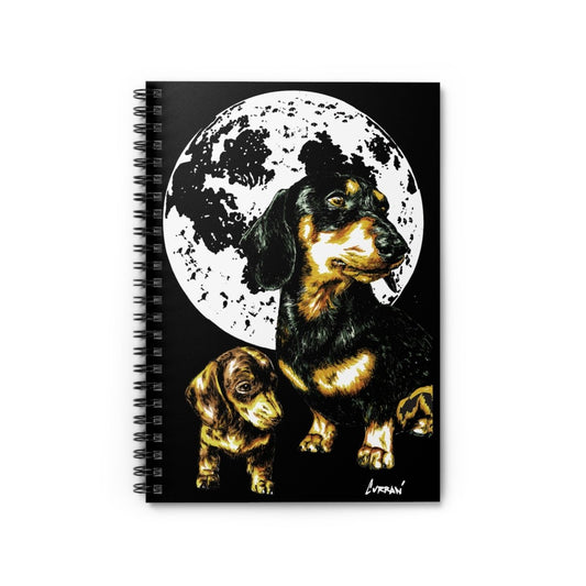 Dachshund Spiral Notebook - Ruled Line - Curran Artworks