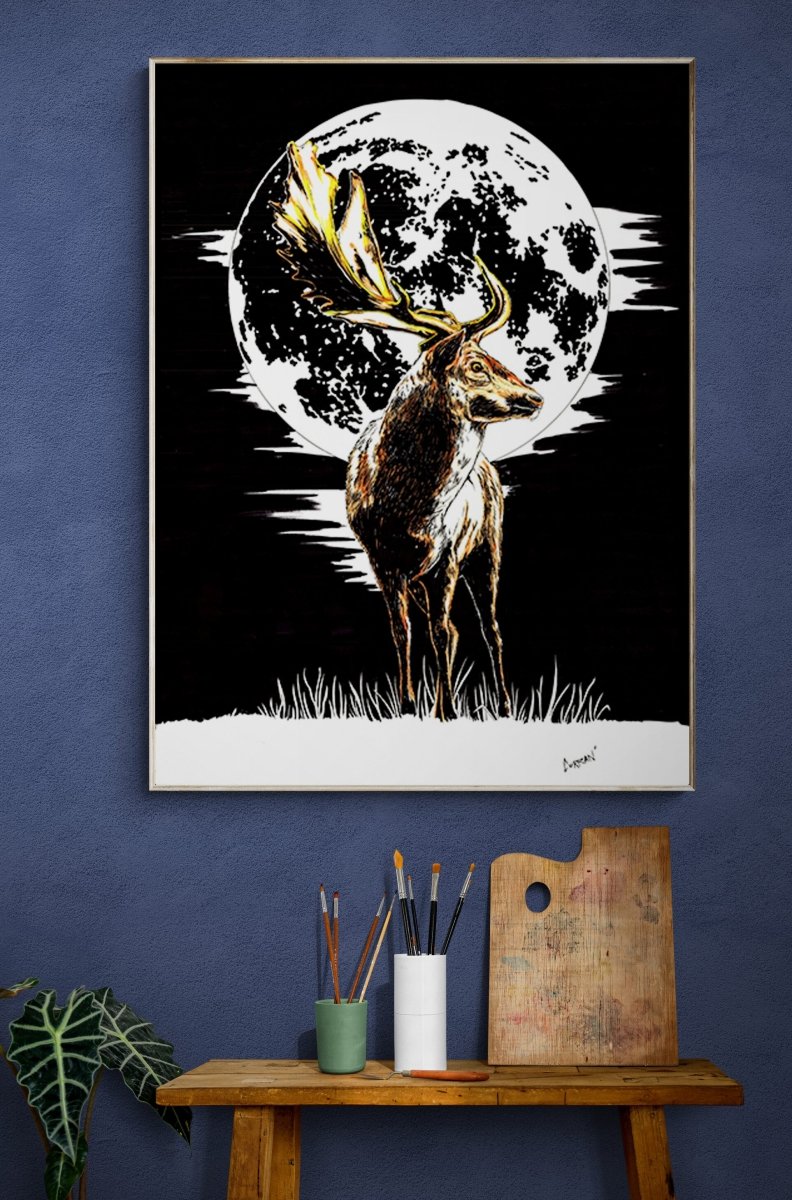 Deer Digital Download - Curran Artworks