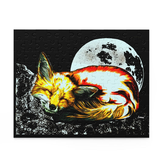 Dreamy Fox Moon Puzzle - 120, 252, 500 Pieces - Curran Artworks