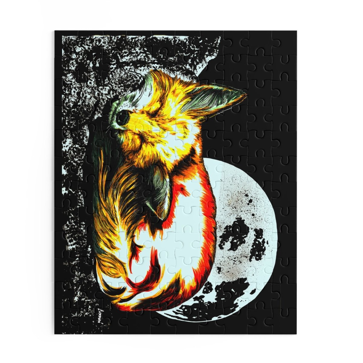 Dreamy Fox Moon Puzzle - 120, 252, 500 Pieces - Curran Artworks