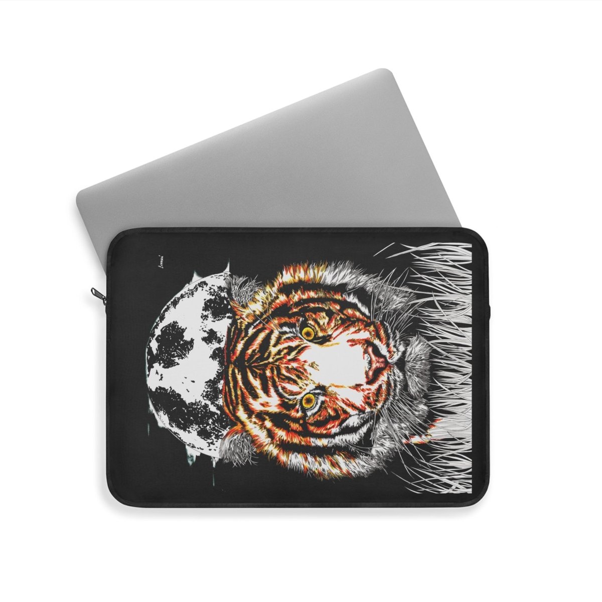 Fierce Tiger Laptop Sleeve | Stylish & Protective Tech Accessories - Curran Artworks