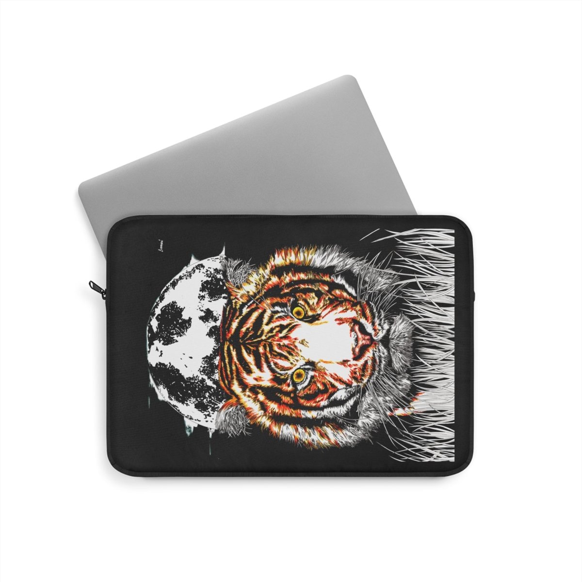 Fierce Tiger Laptop Sleeve | Stylish & Protective Tech Accessories - Curran Artworks