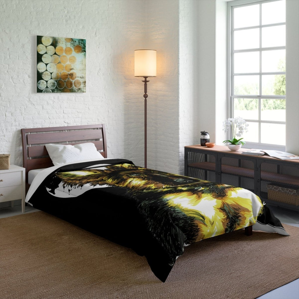 German Sheppard - Inspired Comforter | Cozy, Artistic Bedding for Dog Lovers - Curran Artworks