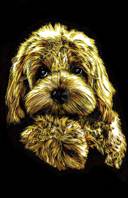 Goldendoodle Digital Download - Curran Artworks