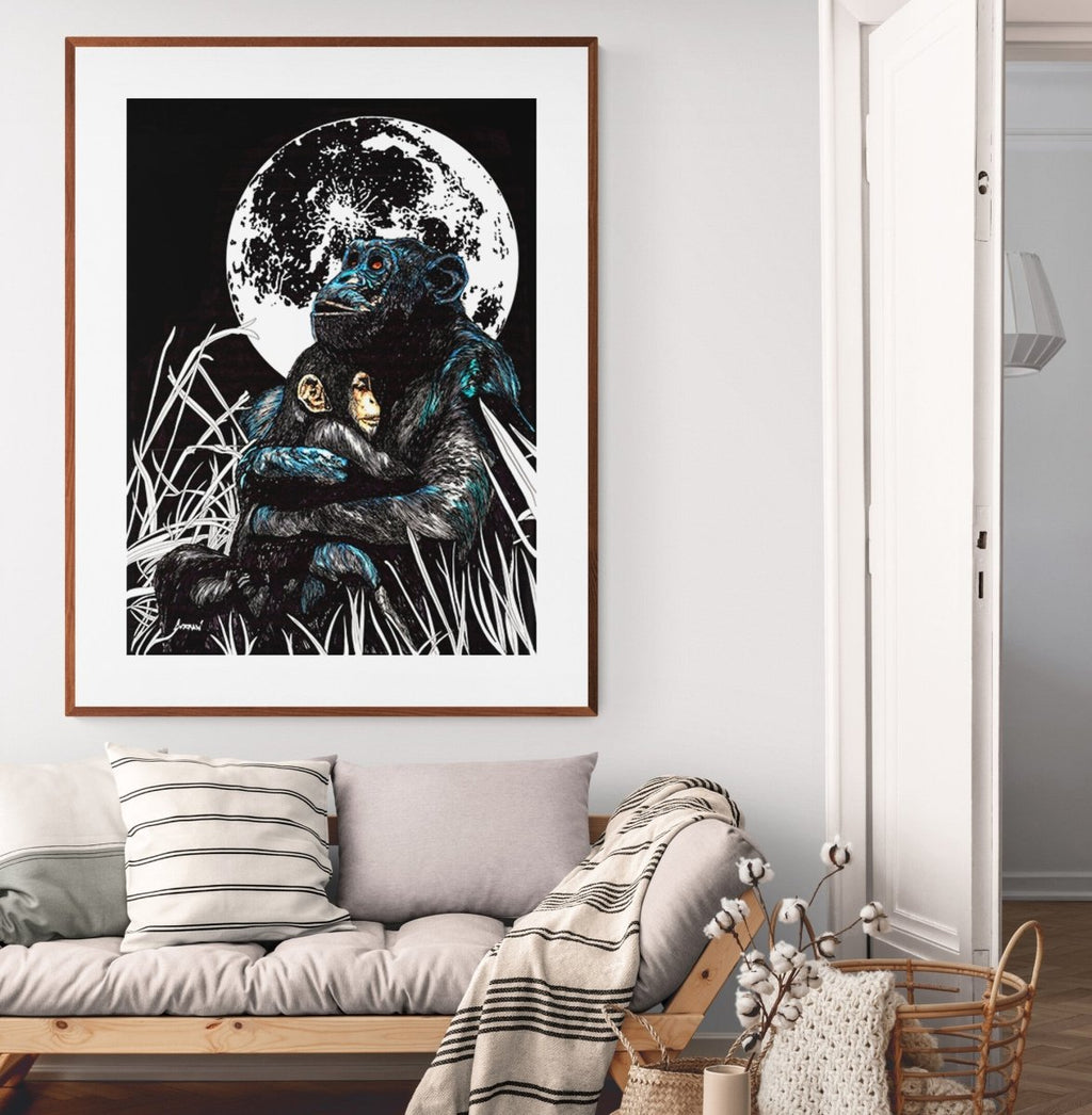 Gorilla and Child Digital Download - Curran Artworks