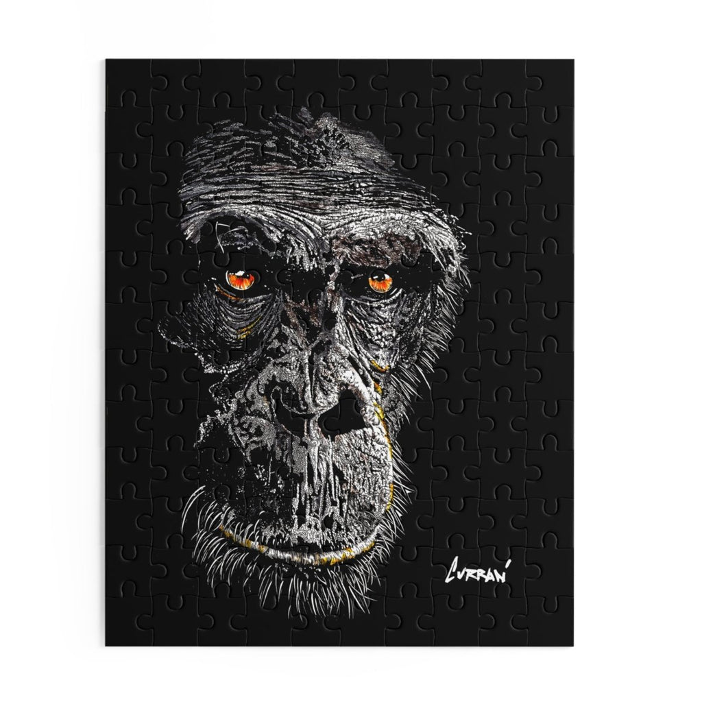 Gorilla Art Puzzle for Adults – 120, 252, 500 - Piece Options - Curran Artworks