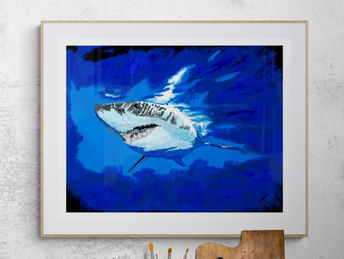 Great White Shark Digital Download - Curran Artworks