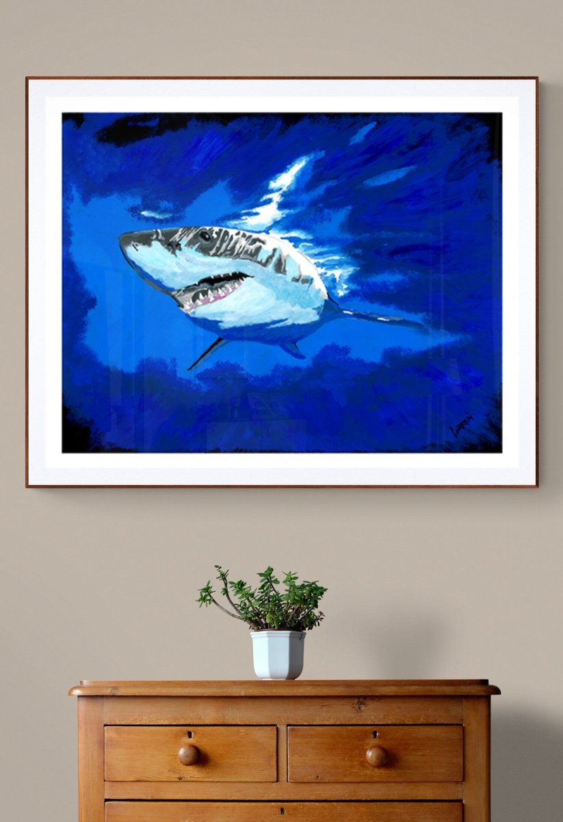 Great White Shark Digital Download - Curran Artworks