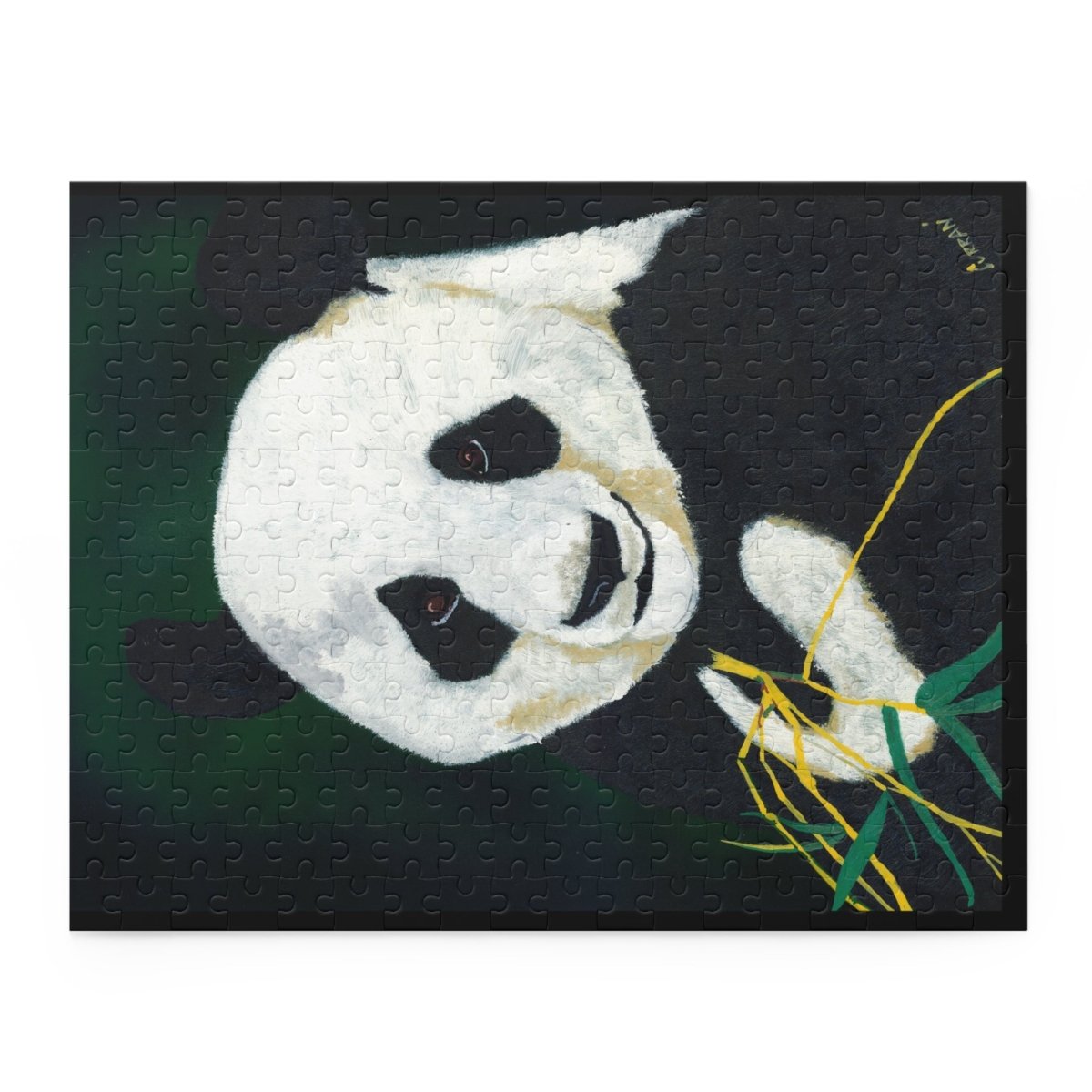 Hand Painted Panda Design - 120 & 500 - Piece Options - Curran Artworks