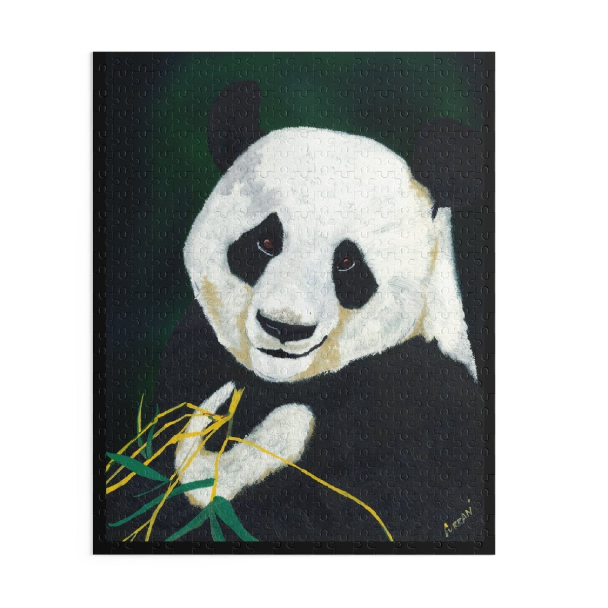 Hand Painted Panda Design - 120 & 500 - Piece Options - Curran Artworks