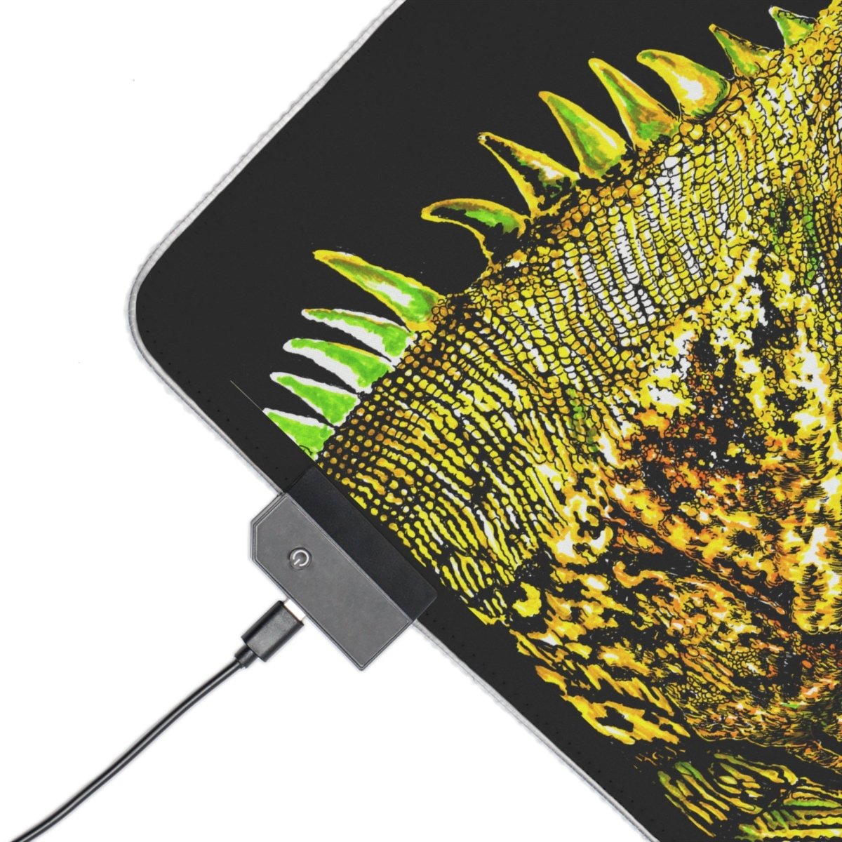 Iguana LED Gaming Mouse Pad - Enhance Your Setup with Unique Design - Curran Artworks