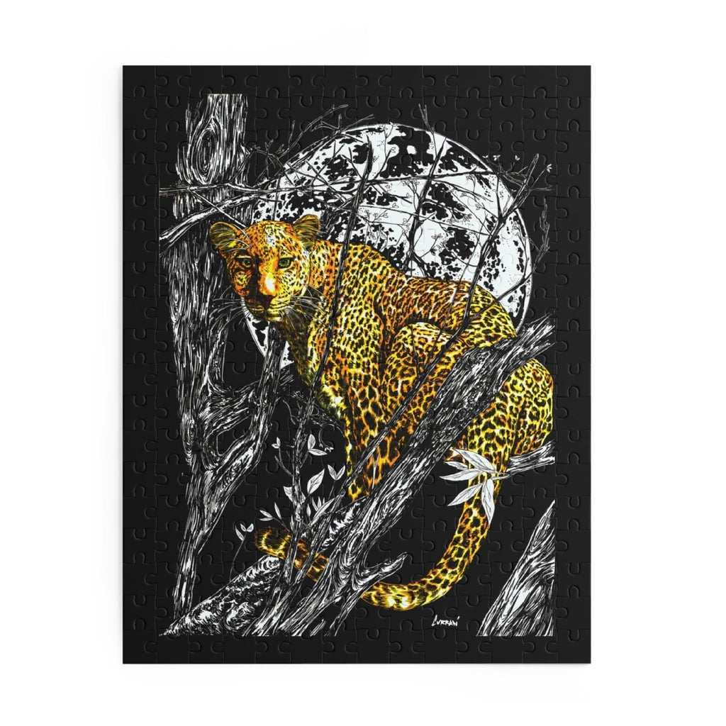 Jungle Leopard Puzzle - 120, 252, 500 - Piece Animal Art for Nature Lovers - Curran Artworks
