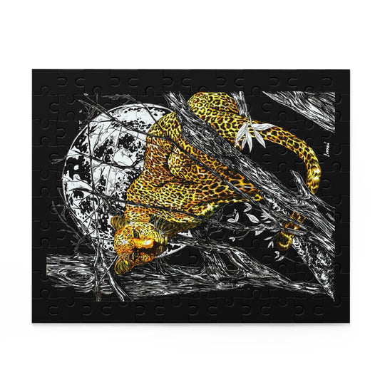 Jungle Leopard Puzzle - 120, 252, 500 - Piece Animal Art for Nature Lovers - Curran Artworks