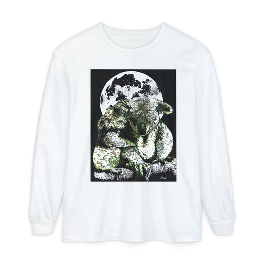 Koala Moon Unisex Long Sleeve T-Shirt - Nature Lover Apparel - Curran Artworks