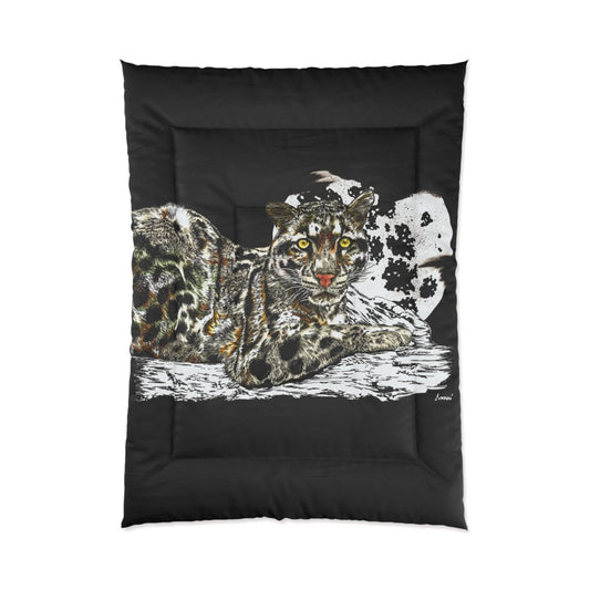 Leopard Comforter Wildlife Design for Cozy Bedrooms - Curran Artworks