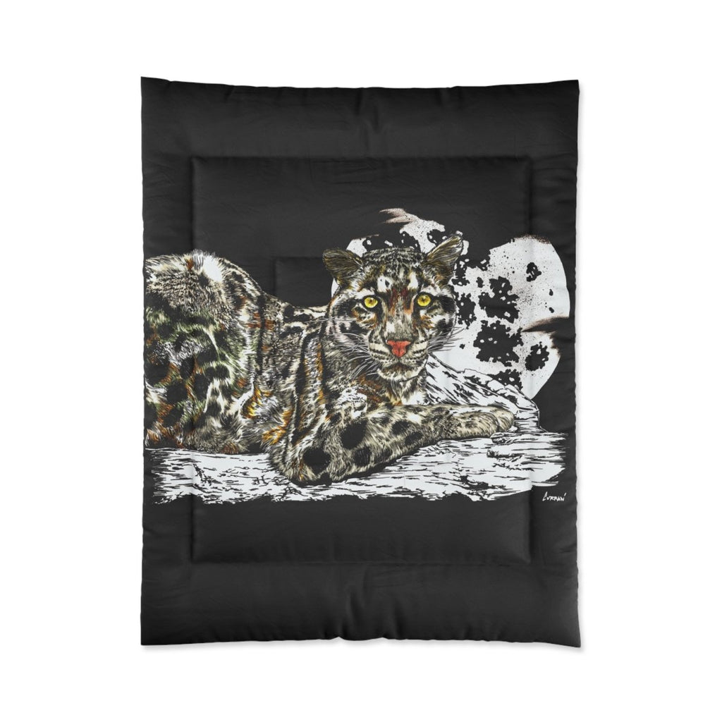 Leopard Comforter Wildlife Design for Cozy Bedrooms - Curran Artworks