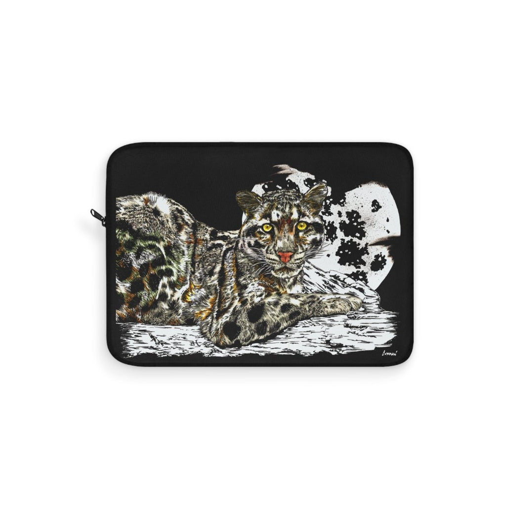 Leopard Print Laptop Sleeve - Stylish & Protective Case for Tech Lovers - Curran Artworks