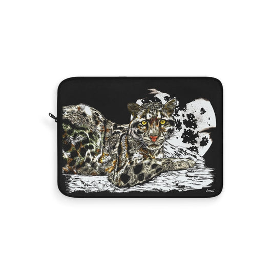 Leopard Print Laptop Sleeve - Stylish & Protective Case for Tech Lovers - Curran Artworks