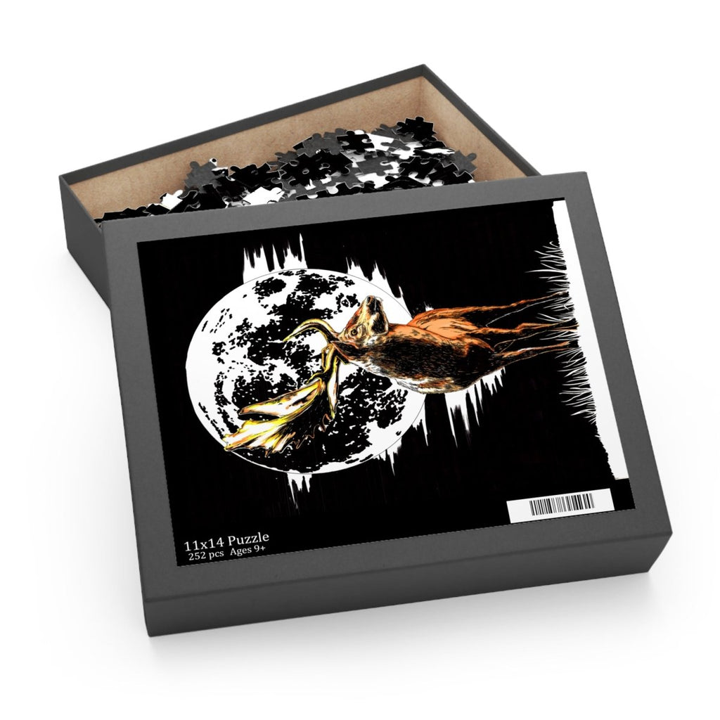 Majestic Deer Moon Puzzle - 120/252/500 Pieces | Nature - Themed Home Decor - Curran Artworks
