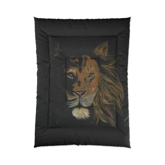 Majestic Lion Comforter - Cozy Animal - Themed Bedding for Nature Lovers - Curran Artworks