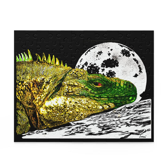Majestic Reptile Night Puzzle - 120/252/500 Pieces - Curran Artworks