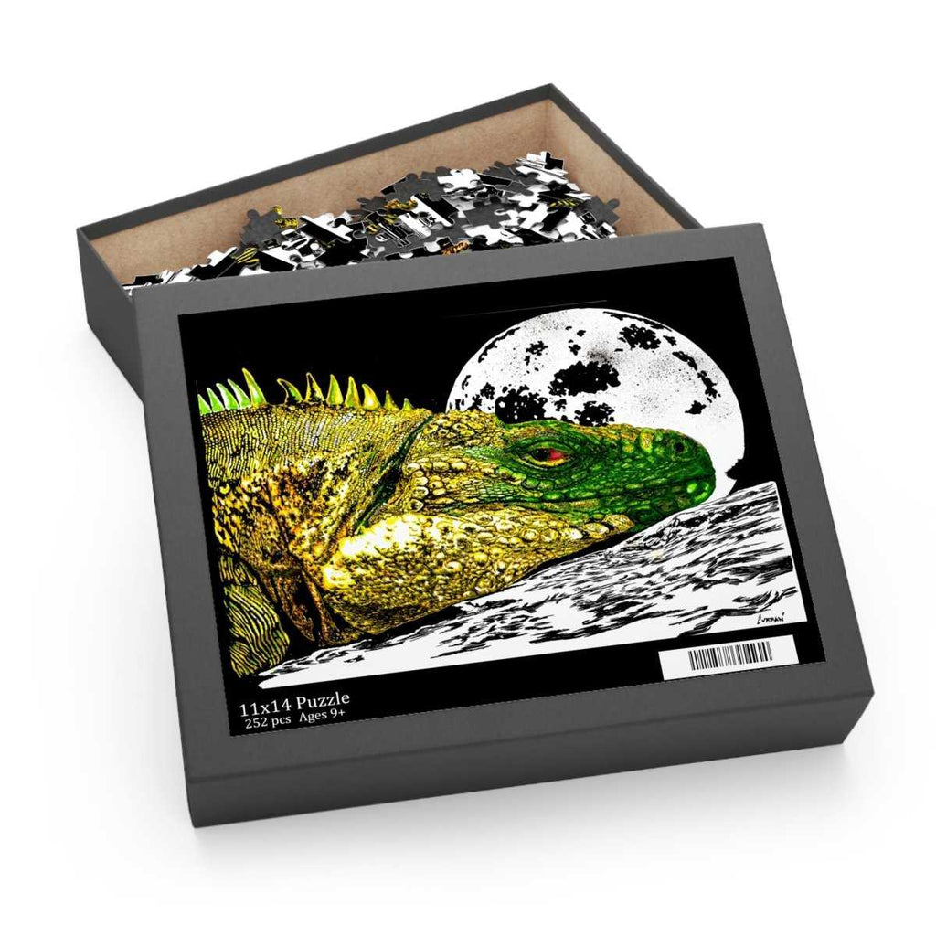 Majestic Reptile Night Puzzle - 120/252/500 Pieces - Curran Artworks