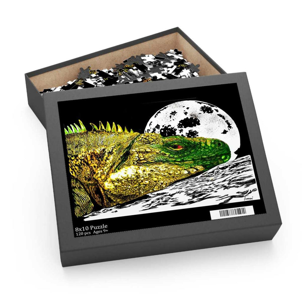 Majestic Reptile Night Puzzle - 120/252/500 Pieces - Curran Artworks