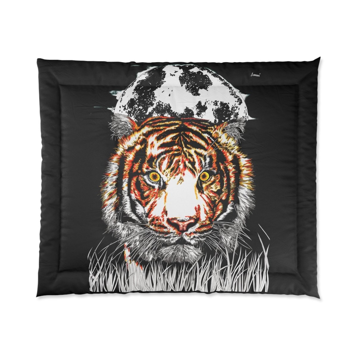 Majestic Tiger Comforter – Fierce Animal - Inspired Bedding for Wild Decor Lovers - Curran Artworks