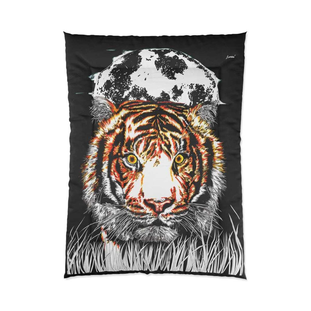 Majestic Tiger Comforter – Fierce Animal - Inspired Bedding for Wild Decor Lovers - Curran Artworks