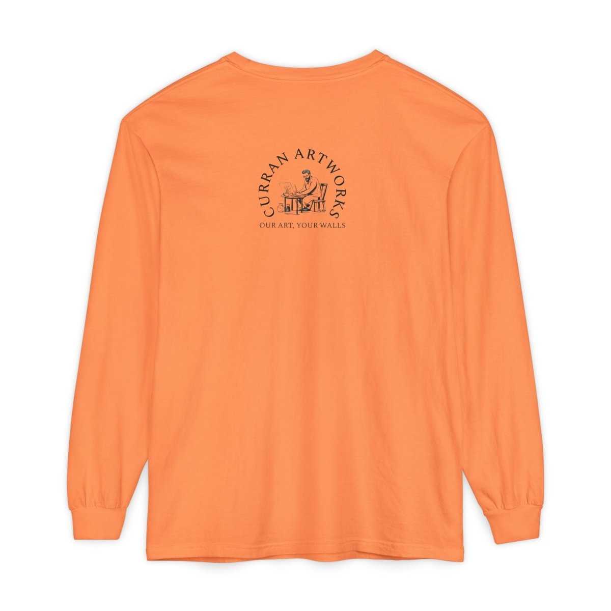 Moonlit German Shepherd Long Sleeve T-Shirt | Unisex Dog Lover Apparel - Curran Artworks