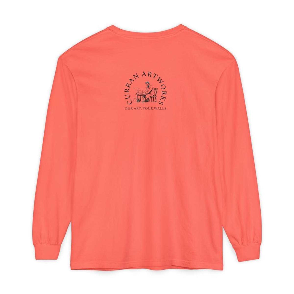 Moonlit German Shepherd Long Sleeve T-Shirt | Unisex Dog Lover Apparel - Curran Artworks