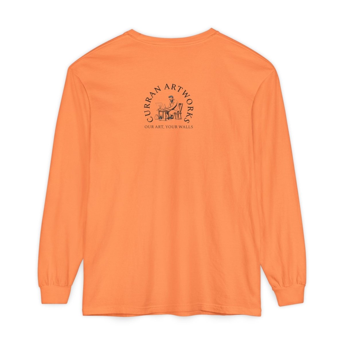 Moonlit German Shepherd Puppy Long Sleeve Tee - Curran Artworks