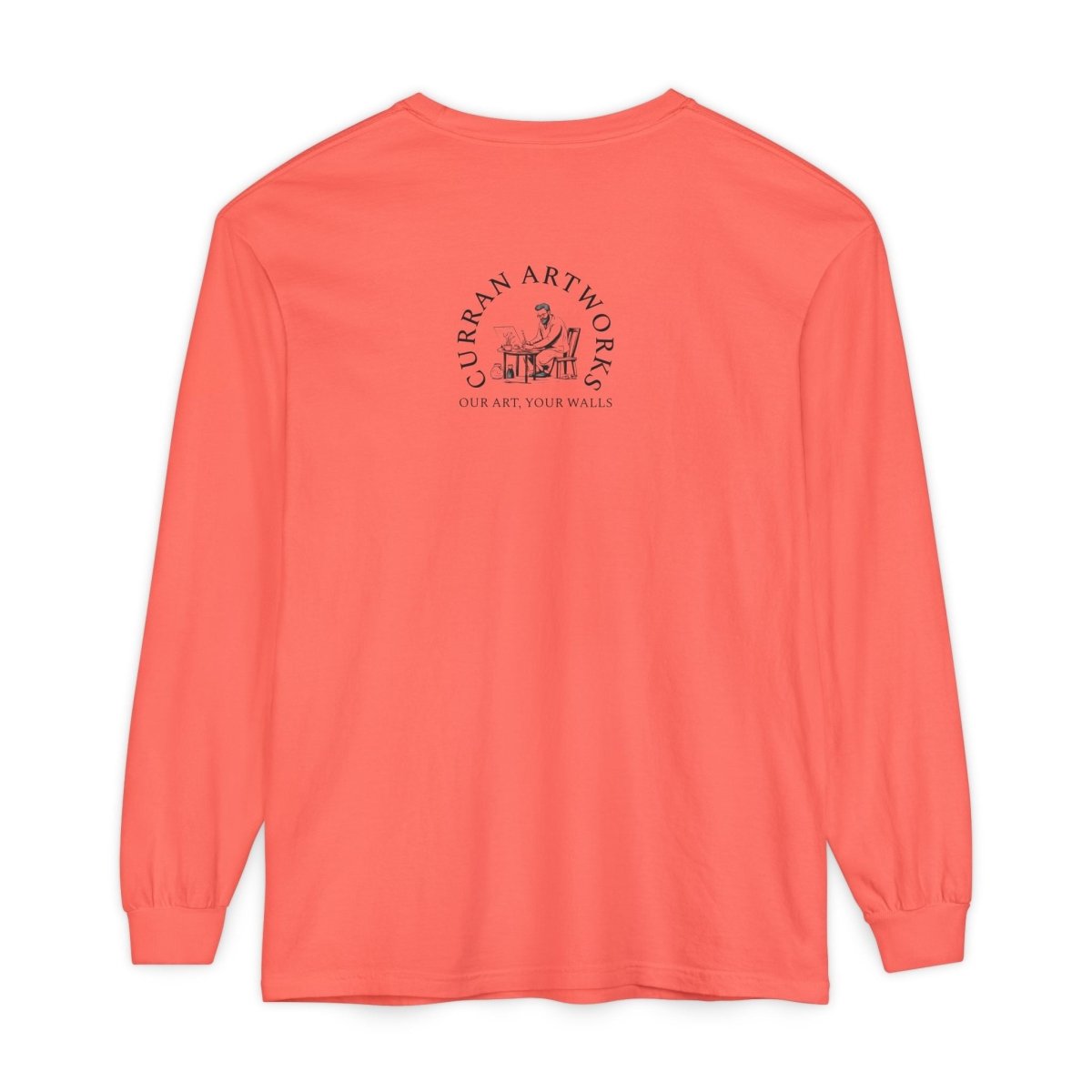 Moonlit German Shepherd Puppy Long Sleeve Tee - Curran Artworks