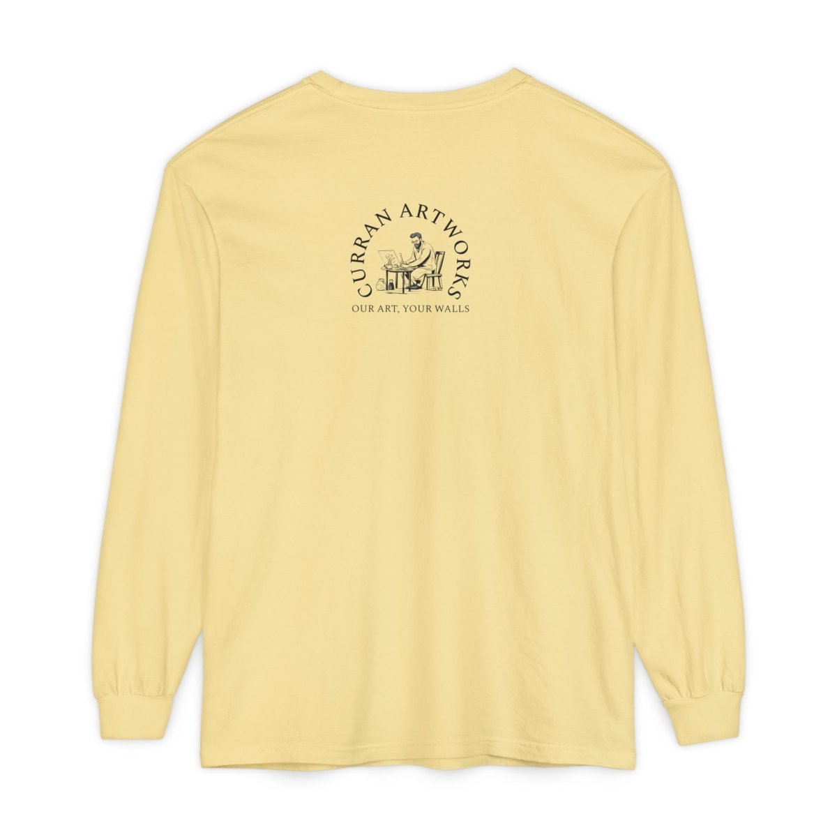 Moonlit German Shepherd Puppy Long Sleeve Tee - Curran Artworks