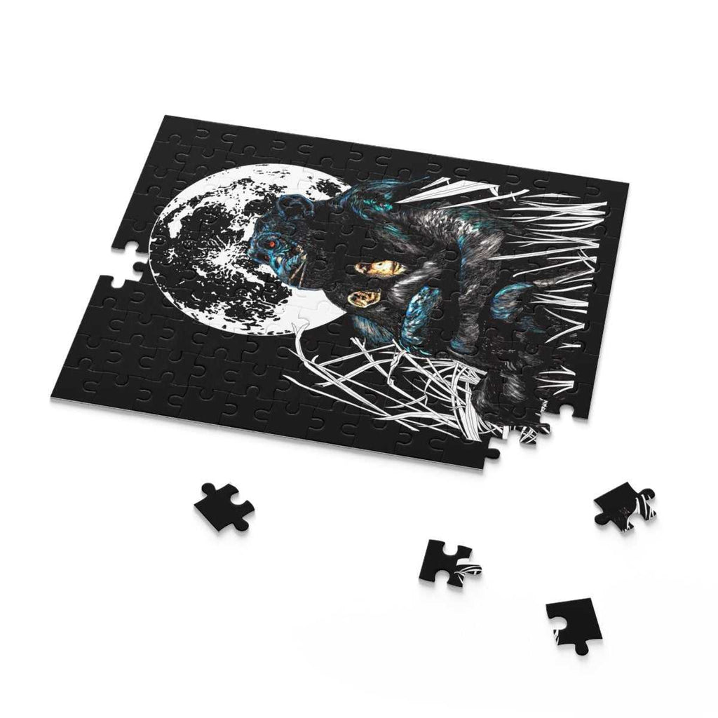 Moonlit Gorilla and Child Puzzle - 120, 252, 500 - Piece Jigsaw for Animal Lovers - Curran Artworks