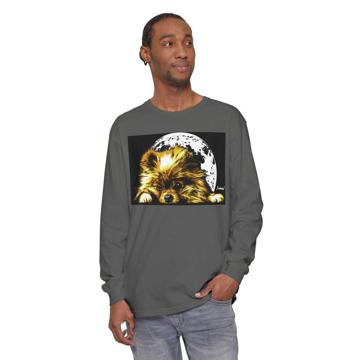 Pomeranian Long Sleeve T-Shirt - Unisex - Cozy Dog Lover Tee