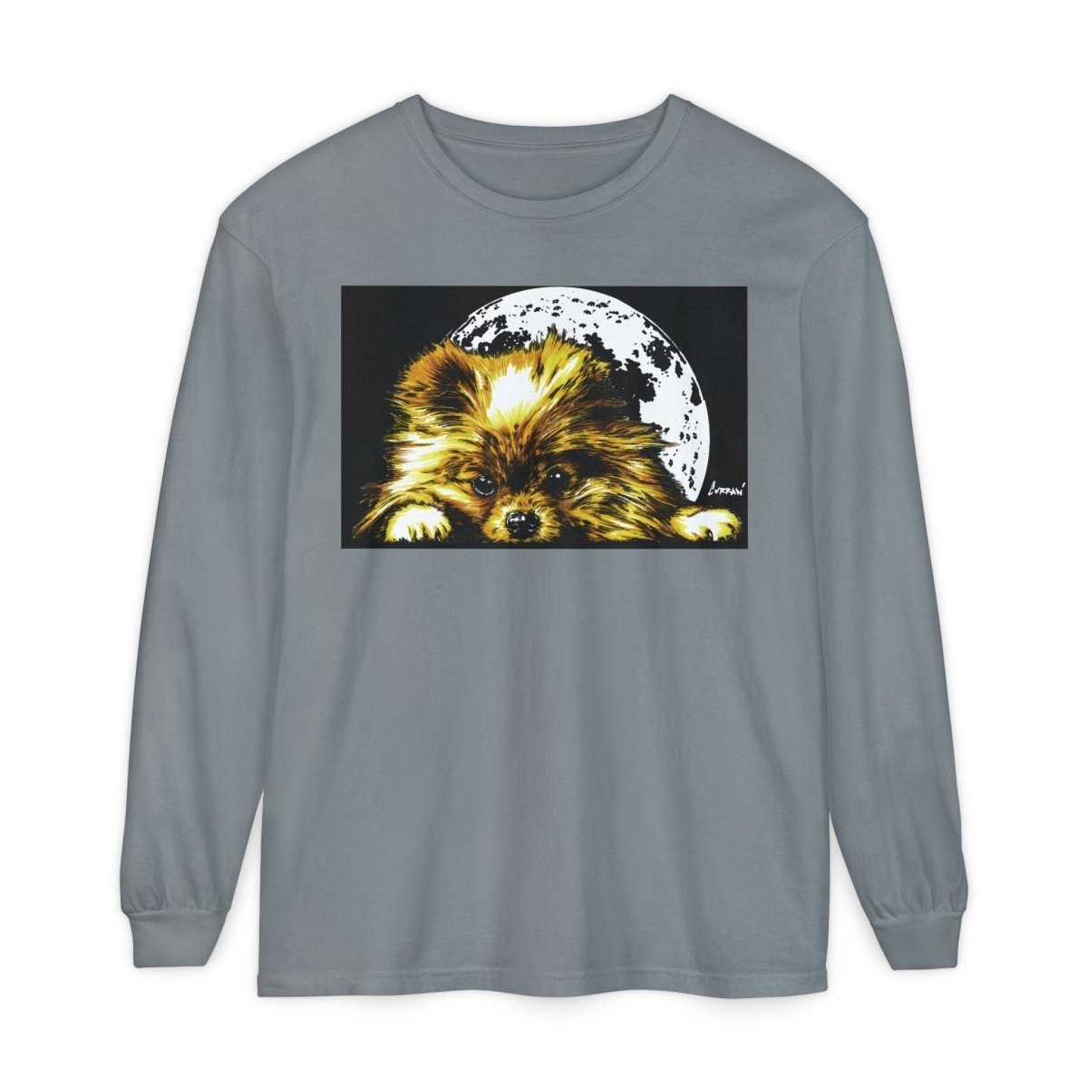 Pomeranian Long Sleeve T-Shirt - Unisex - Cozy Dog Lover Tee