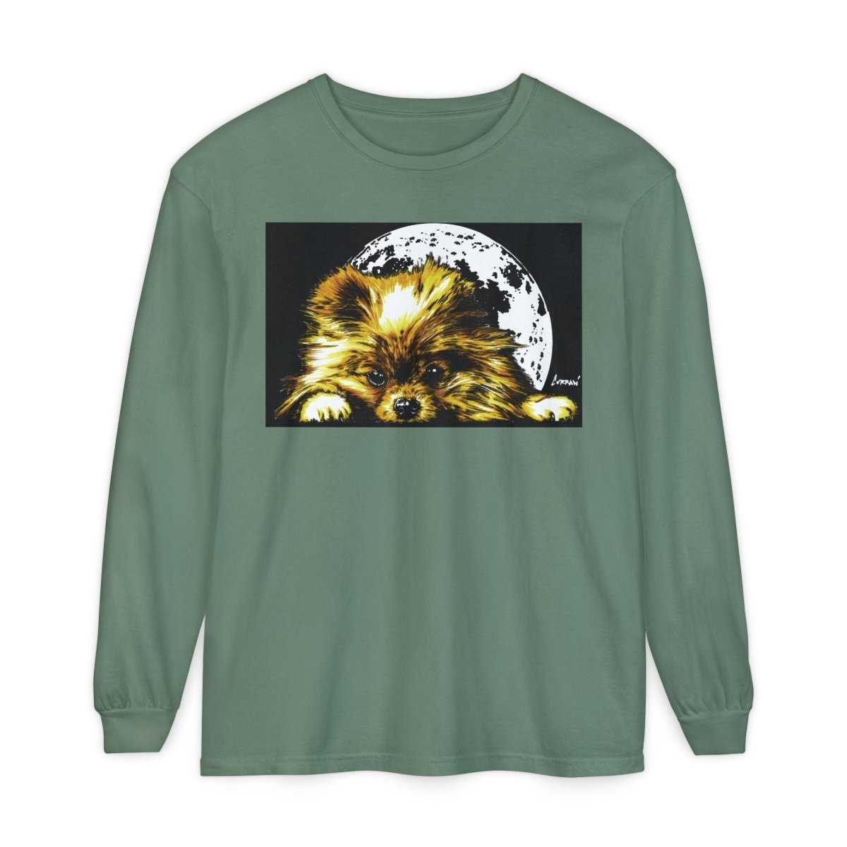 Pomeranian Long Sleeve T-Shirt - Unisex - Cozy Dog Lover Tee