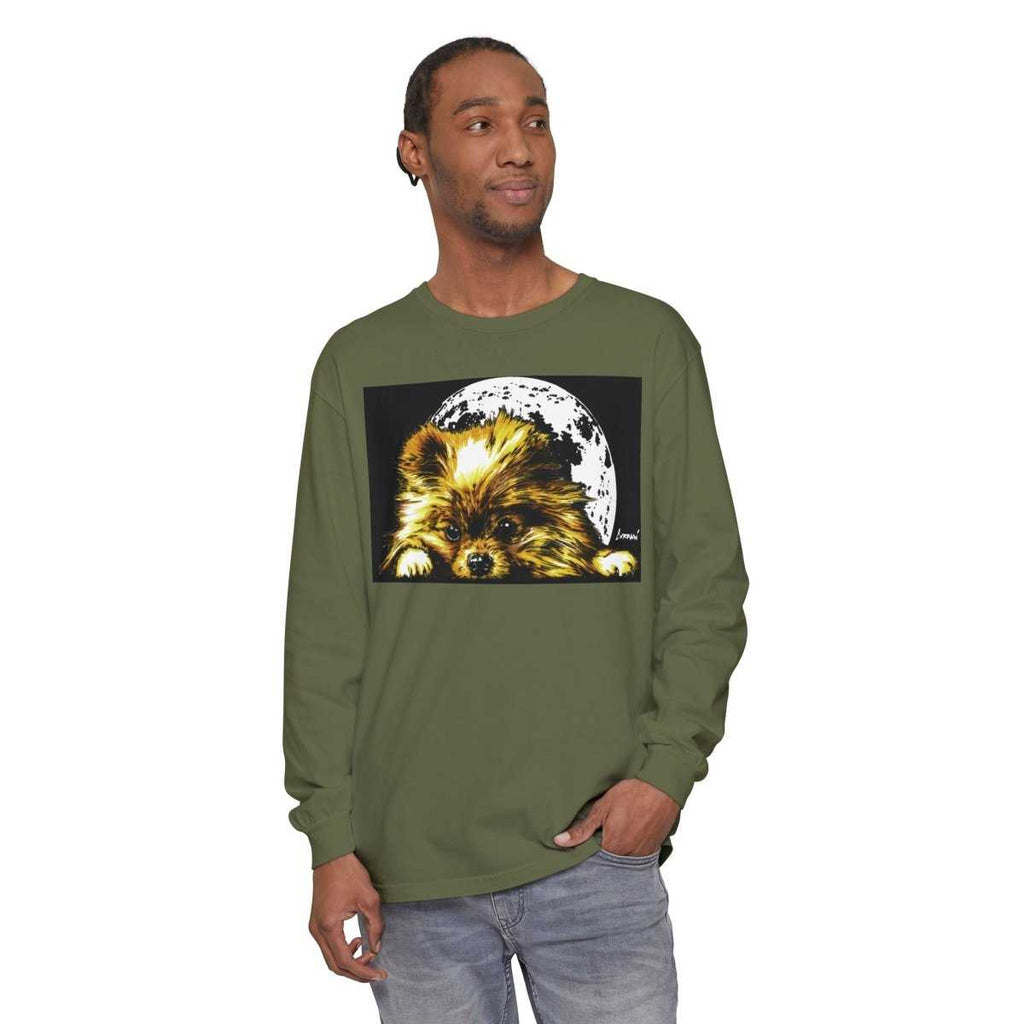 Pomeranian Long Sleeve T-Shirt - Unisex - Cozy Dog Lover Tee