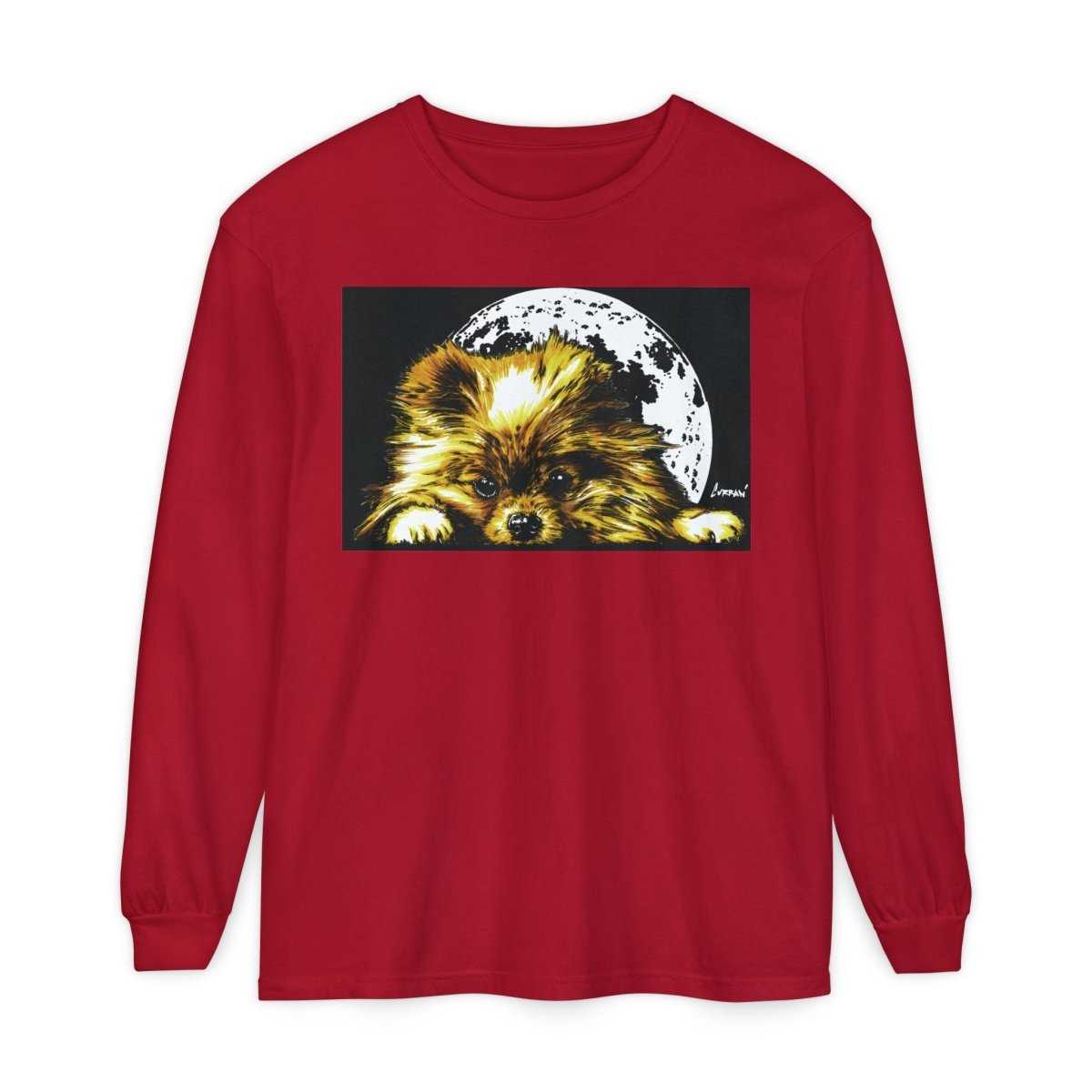 Pomeranian Long Sleeve T-Shirt - Unisex - Cozy Dog Lover Tee