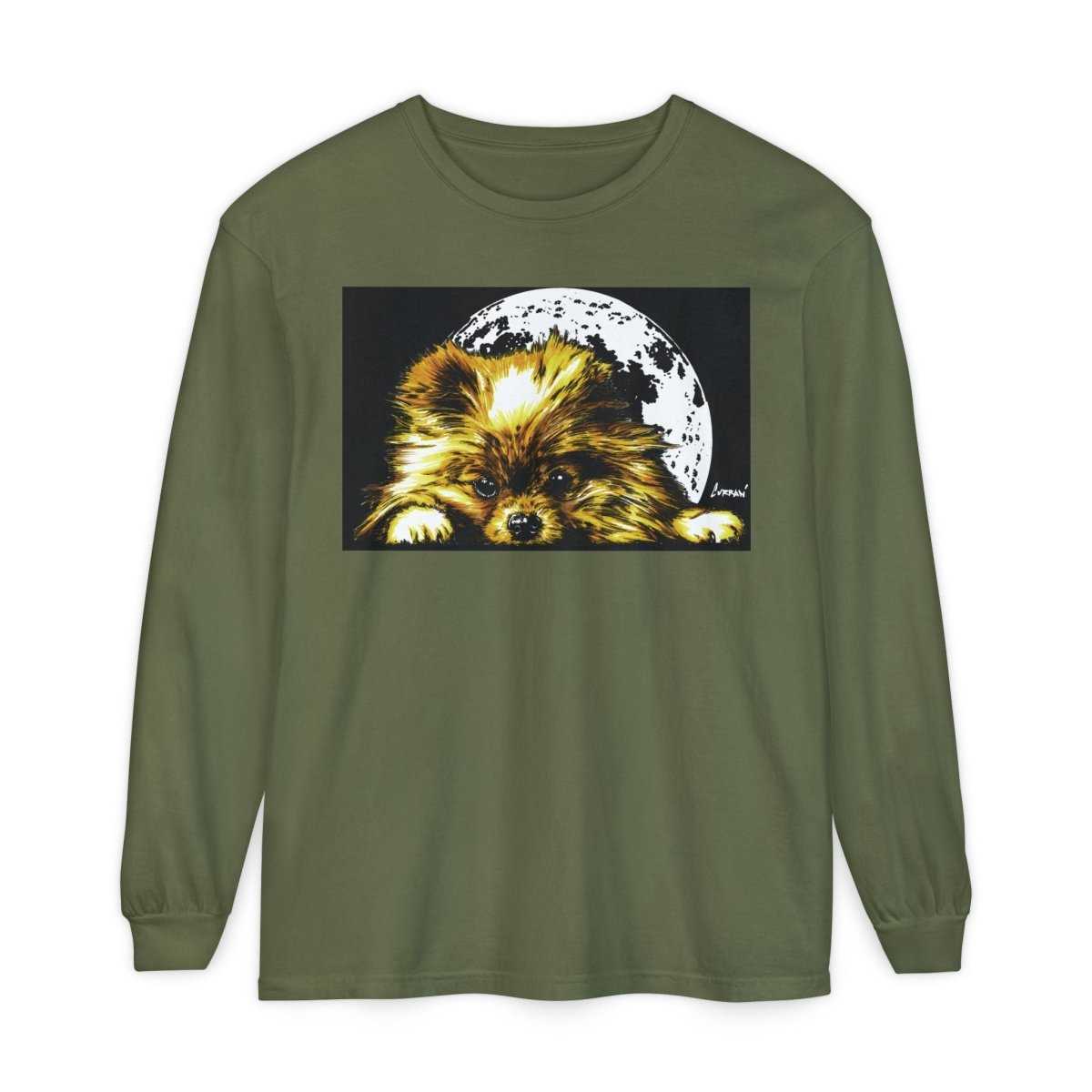 Pomeranian Long Sleeve T-Shirt - Unisex - Cozy Dog Lover Tee