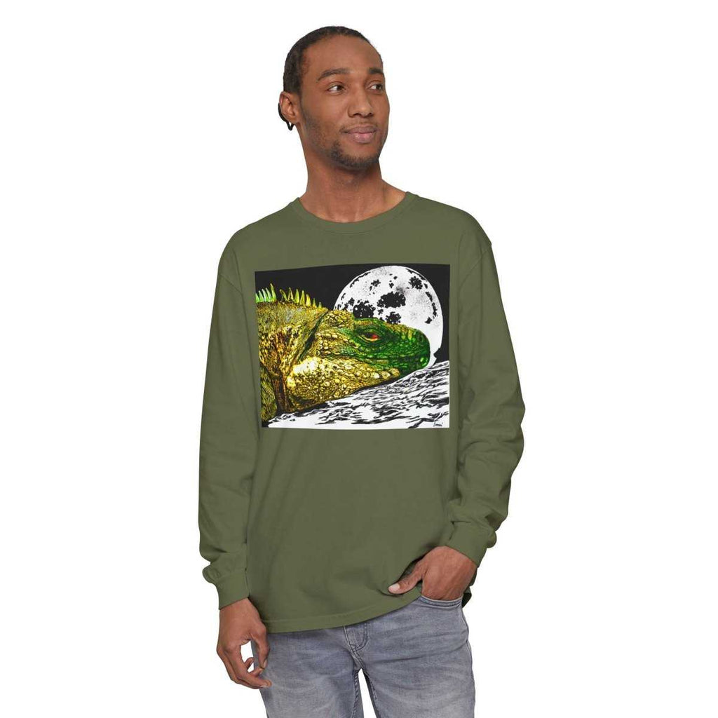 Reptile Long Sleeve T-Shirt - Breathable Unisex Graphic Tee