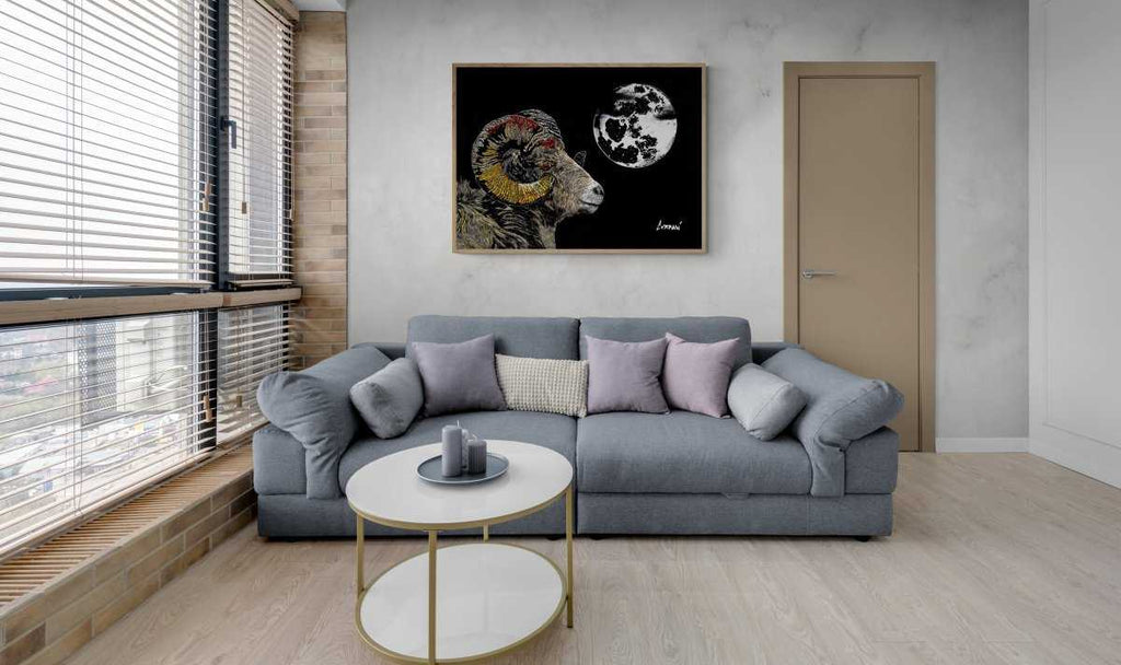Mountain Ram Digital Download - Curran Artworks