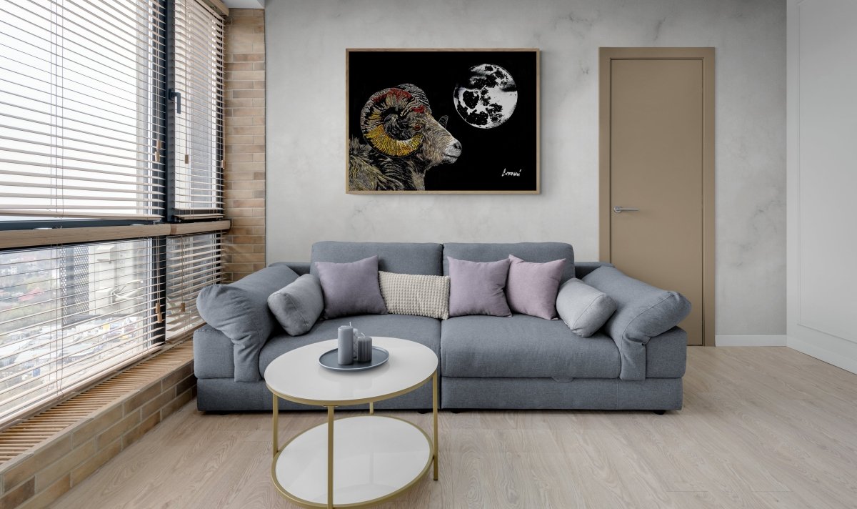 Mountain Ram Digital Download - Curran Artworks