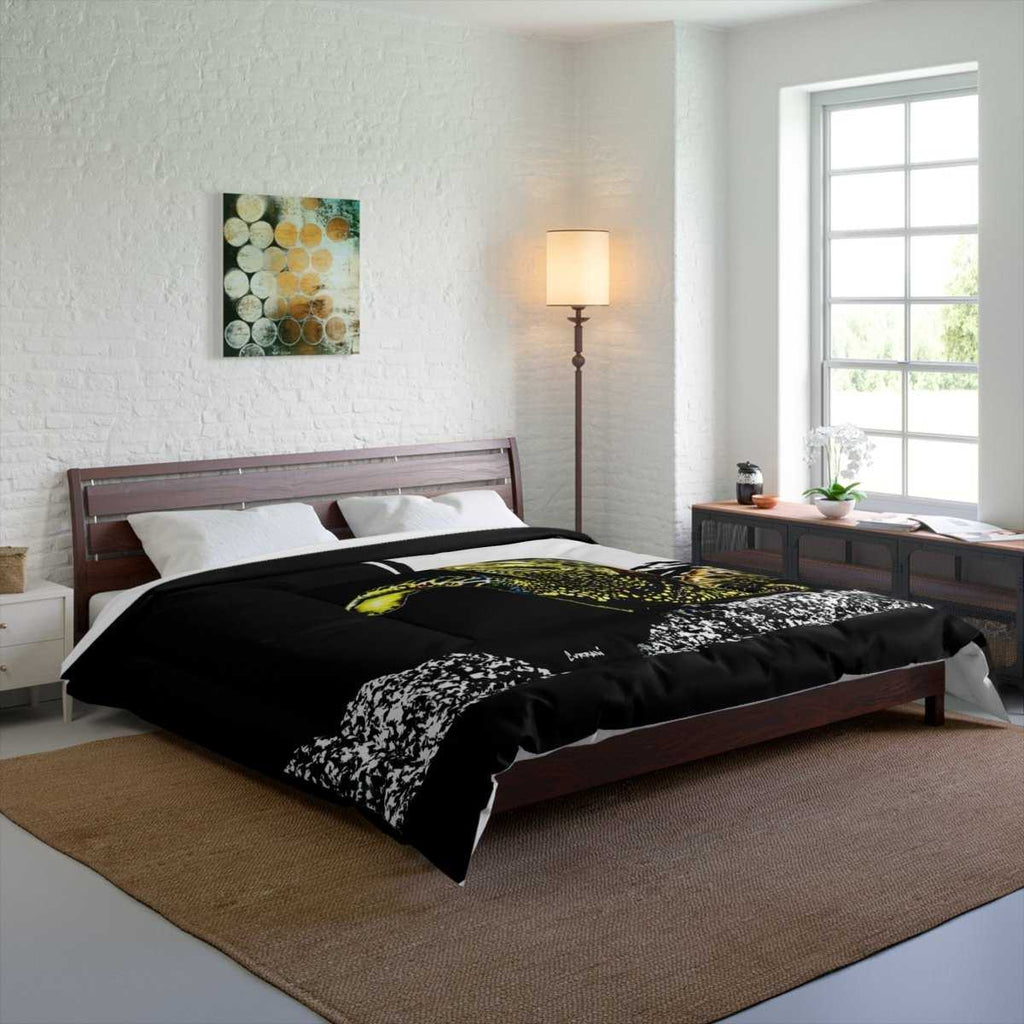 Ocean Turtle Comforter - Stylish Bedding for Nature Lovers - Curran Artworks